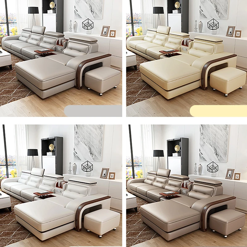 Factory wholesale leather sectional sofa, modern european style living room sofa set
Factory wholesale leather sectional sofa, modern european style living room sofa set