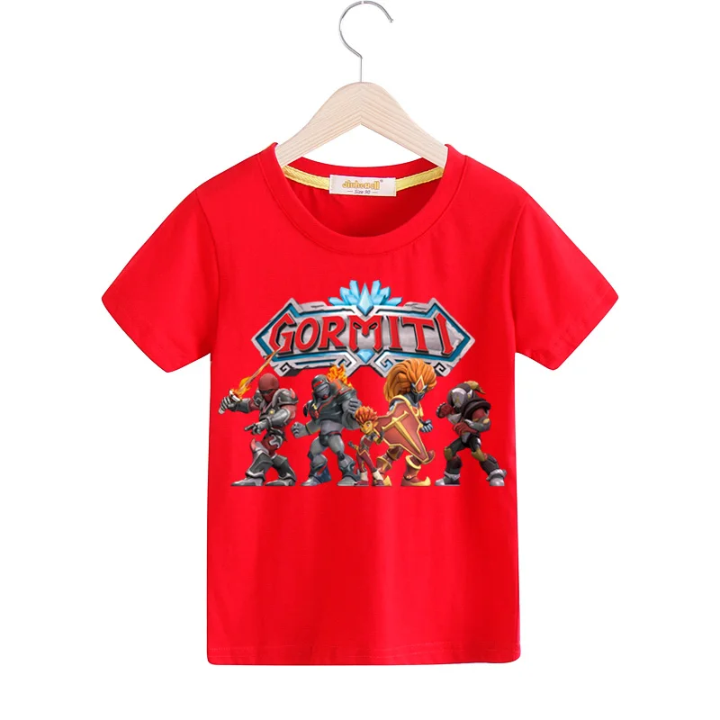 New Arrivals Gormiti Game Tee Top For Kids Clothing Children Summer Short Sleeve T-shirts Costume Boy Girls Casual Tshirts TX166 (3)
