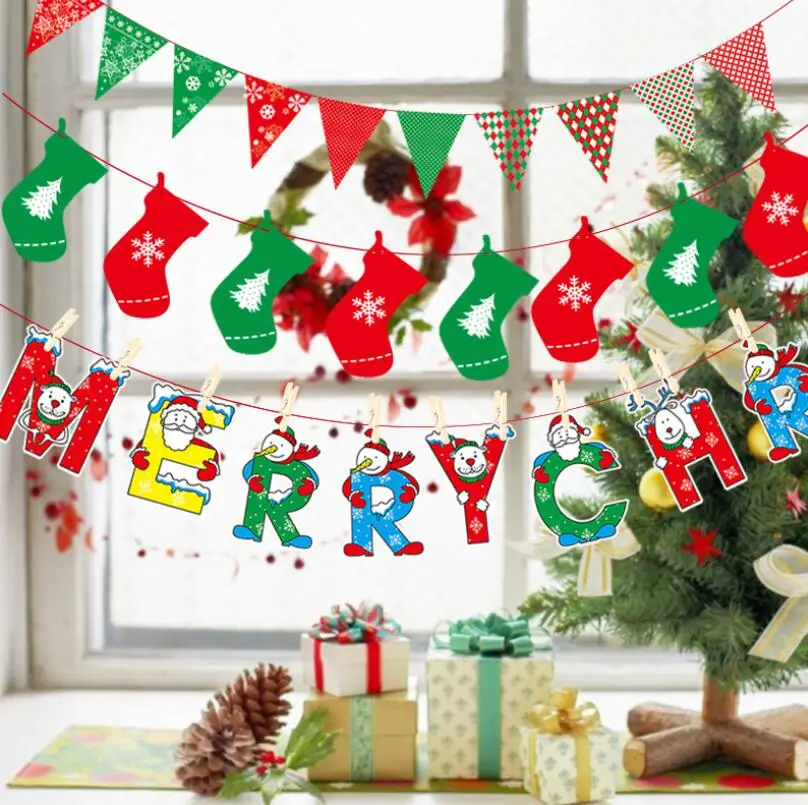 Christmas Utenciles Laqi Home Party Pendant Letter Bunting Christmas Decoration Christmas Banner For Festive Party Supplies
Christmas Utenciles Laqi Home Party Pendant Letter Bunting Christmas Decoration Christmas Banner For Festive Party Supplies