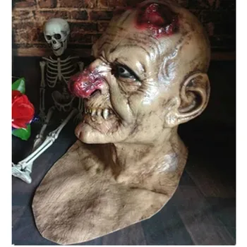 Scary Zombie Latex Mask Red Nose Cosplay Full Face Horror Masquerade Adult Ghost Party Mask for Halloween Props Terror Face Mask
Scary Zombie Latex Mask Red Nose Cosplay Full Face Horror Masquerade Adult Ghost Party Mask for Halloween Props Terror Face Mask