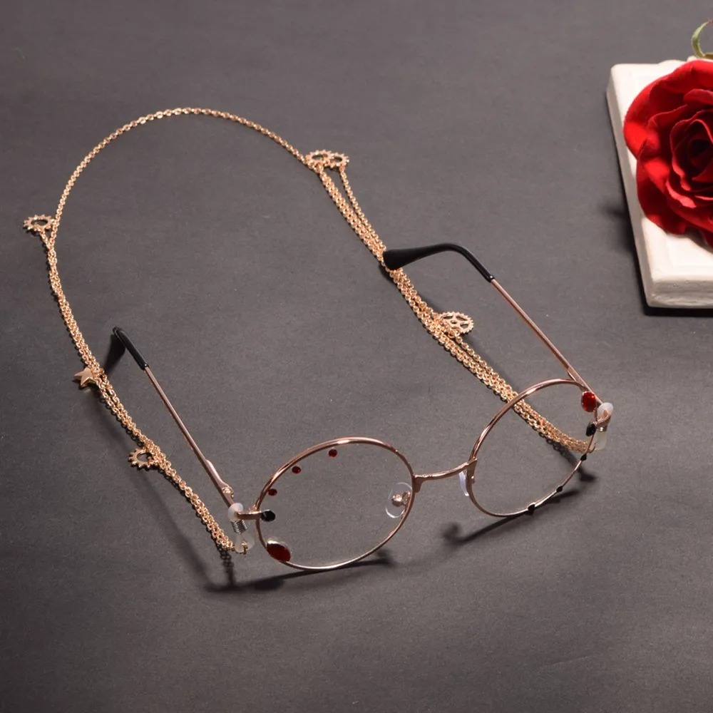 1pc Vintage Women Gothic Steampunk Lolita Glassess Goggles with Chain Gear Party Cosplay Accessory
1pc Vintage Women Gothic Steampunk Lolita Glassess Goggles with Chain Gear Party Cosplay Accessory