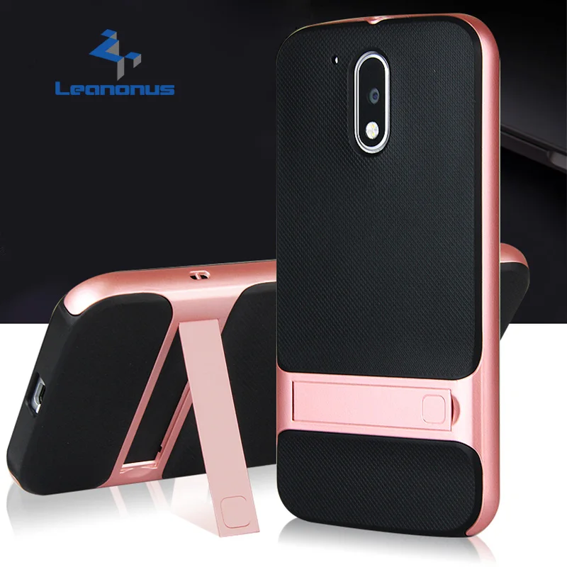 LEANONUS 2 in 1 Style Armor Back Cover For Motorola Moto G4 Plus Hard PC+Soft TPU Kickstand Coque Case For Lenovo Moto G4 Plus
LEANONUS 2 in 1 Style Armor Back Cover For Motorola Moto G4 Plus Hard PC+Soft TPU Kickstand Coque Case For Lenovo Moto G4 Plus