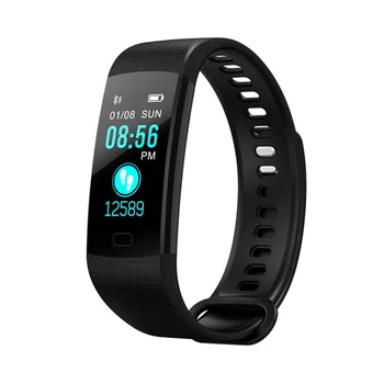 

696 Smart sports band Color Screen Bracelet Y5 with Heart Rate Blood Pressure Oxygen Monitoring Perfect Fitness Tracker pk id115