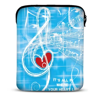 Music Heart 9" 9.7" 10" 10.1" notebook tablet Soft bag Sleeve case pouch with Strap for Samsung ipad air pro new ipad 2017 2018
Music Heart 9" 9.7" 10" 10.1" notebook tablet Soft bag Sleeve case pouch with Strap for Samsung ipad air pro new ipad 2017 2018