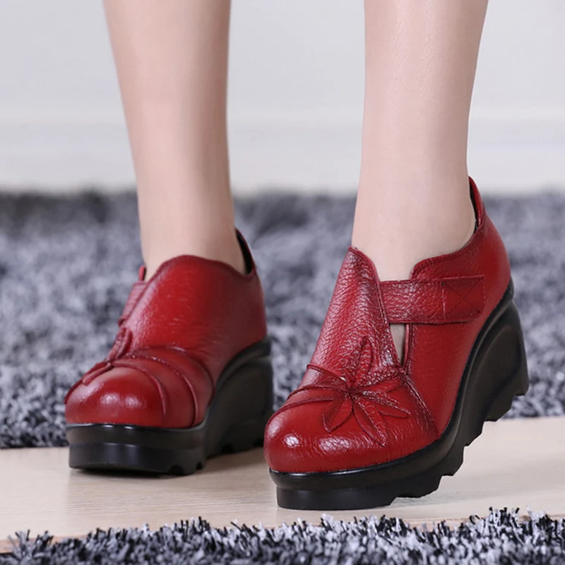 Genuine Leather Women's Retro Sandals 2019 Summer High Heels Handmade Ladies Shoes Sandals Platform Woman Shoes Summer Sandal
Genuine Leather Women's Retro Sandals 2019 Summer High Heels Handmade Ladies Shoes Sandals Platform Woman Shoes Summer Sandal