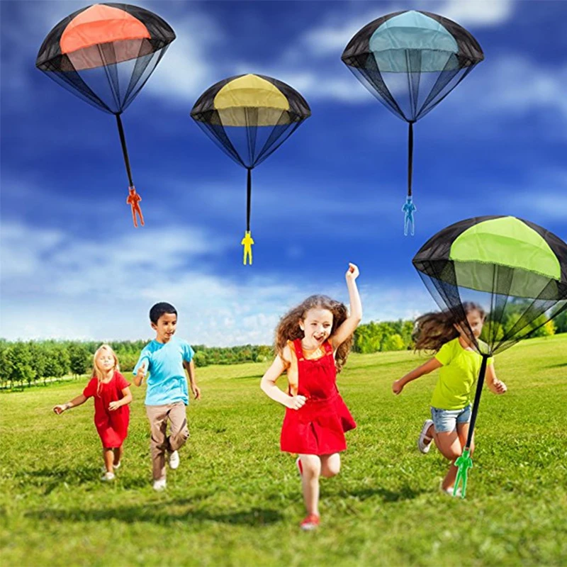 4 Colors Hand Throwing Mini Play Soldier Parachute Toys for Kids Outdoor Fun Sports Children's Educational Parachute Game
4 Colors Hand Throwing Mini Play Soldier Parachute Toys for Kids Outdoor Fun Sports Children's Educational Parachute Game