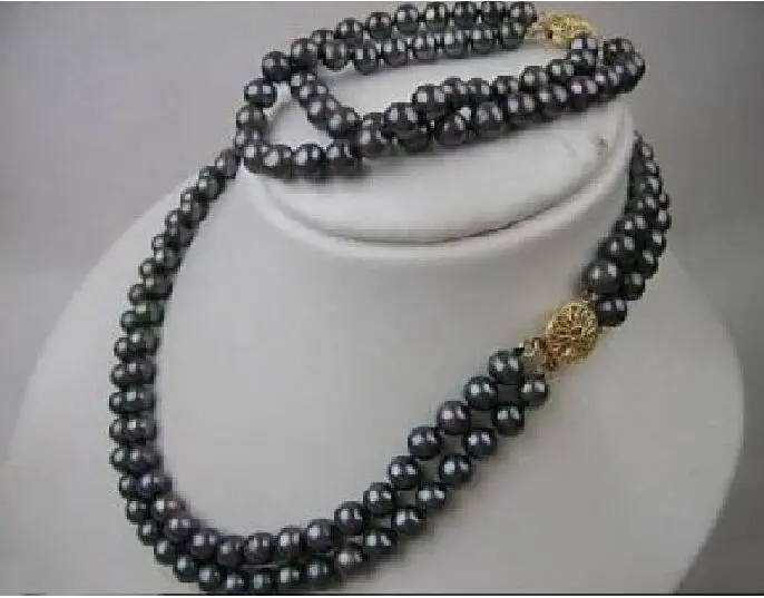 2 row 8-9mm south sea pearl necklace bracelet bracelet 14KGP 18-19 '' 7.5-8"set r a(5.18)
2 row 8-9mm south sea pearl necklace bracelet bracelet 14KGP 18-19 '' 7.5-8"set r a(5.18)