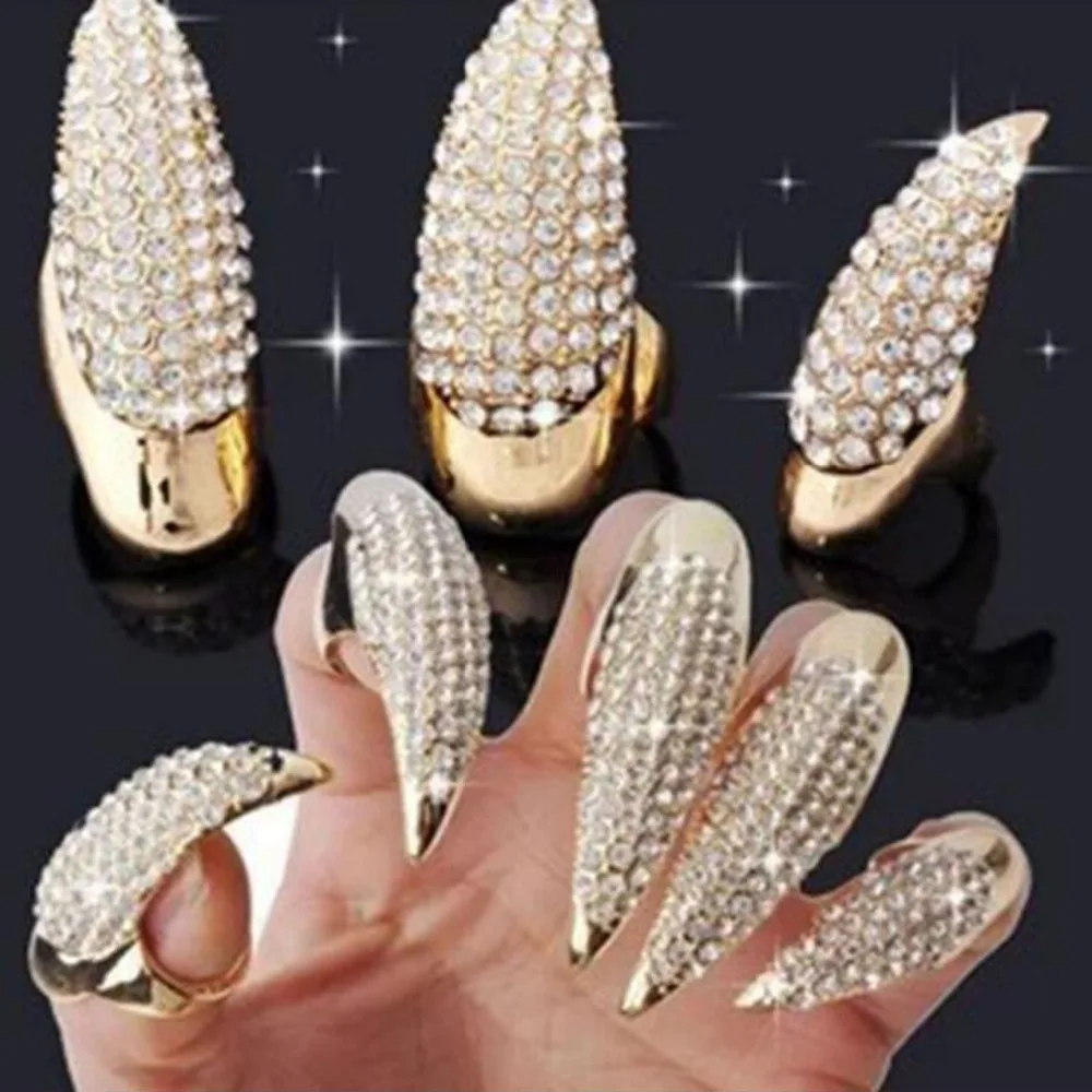 Personality Fashion Black and Gold Eagle Claw Nail Ring Punk Gothic Domineering Eagle Claw Neutral Ring
Personality Fashion Black and Gold Eagle Claw Nail Ring Punk Gothic Domineering Eagle Claw Neutral Ring