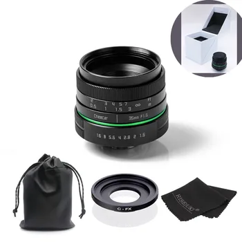 New green circle 35mm APS-C CCTV camera lens For Fujifilm X-E1,X-Pro1 with C-FX adapter ring +bag +gift +big box 
New green circle 35mm APS-C CCTV camera lens For Fujifilm X-E1,X-Pro1 with C-FX adapter ring +bag +gift +big box