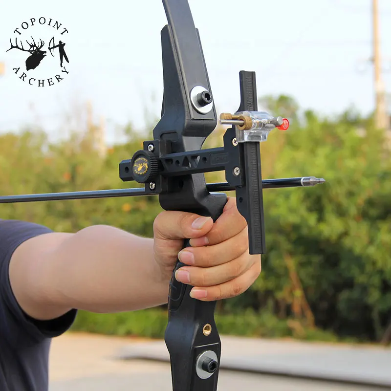 Archery RH Recurve Bow Aluminum Bow Sights Laser Micro Adjust Optical Fiber Micro Optic Sight flecha Hunting 1 Pins Accessories
Archery RH Recurve Bow Aluminum Bow Sights Laser Micro Adjust Optical Fiber Micro Optic Sight flecha Hunting 1 Pins Accessories