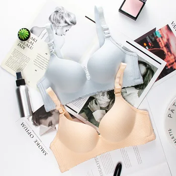 Roseheart Women Fashion Black Gray Skin Wireless Padded Bras Push Up Wire Free Sexy One-Piece Bras Bralette A B 85 Underwear
Roseheart Women Fashion Black Gray Skin Wireless Padded Bras Push Up Wire Free Sexy One-Piece Bras Bralette A B 85 Underwear