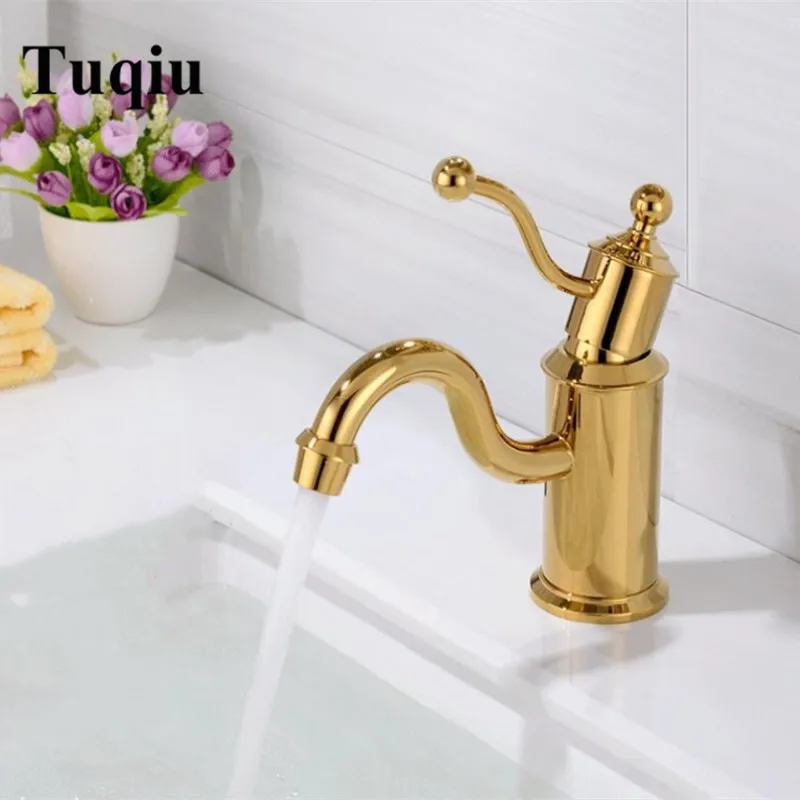 Gold solid Brass construction Bathroom basin Faucets Hot and Cold Water Mixer Tap Contemporary Mixer Tap torneira
Gold solid Brass construction Bathroom basin Faucets Hot and Cold Water Mixer Tap Contemporary Mixer Tap torneira