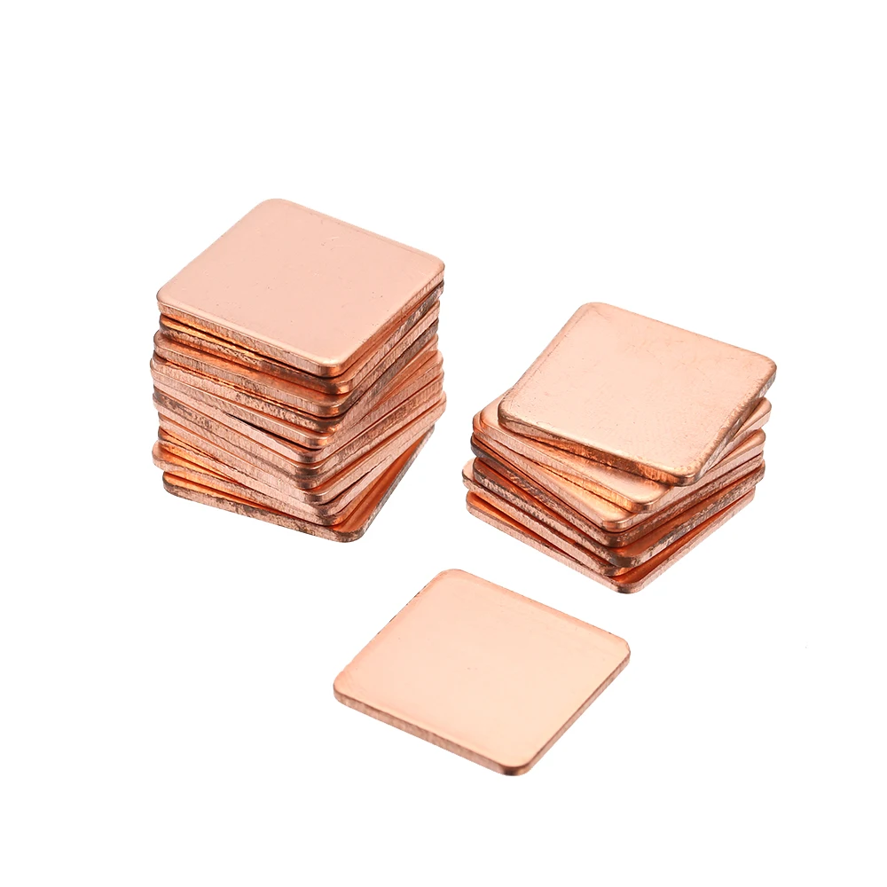 Desktop Aluminium Heatsink Sheet CPU GPU RAM Copper Cooling sheet High-performance Conducting Heat dissipation 20pcs
Desktop Aluminium Heatsink Sheet CPU GPU RAM Copper Cooling sheet High-performance Conducting Heat dissipation 20pcs