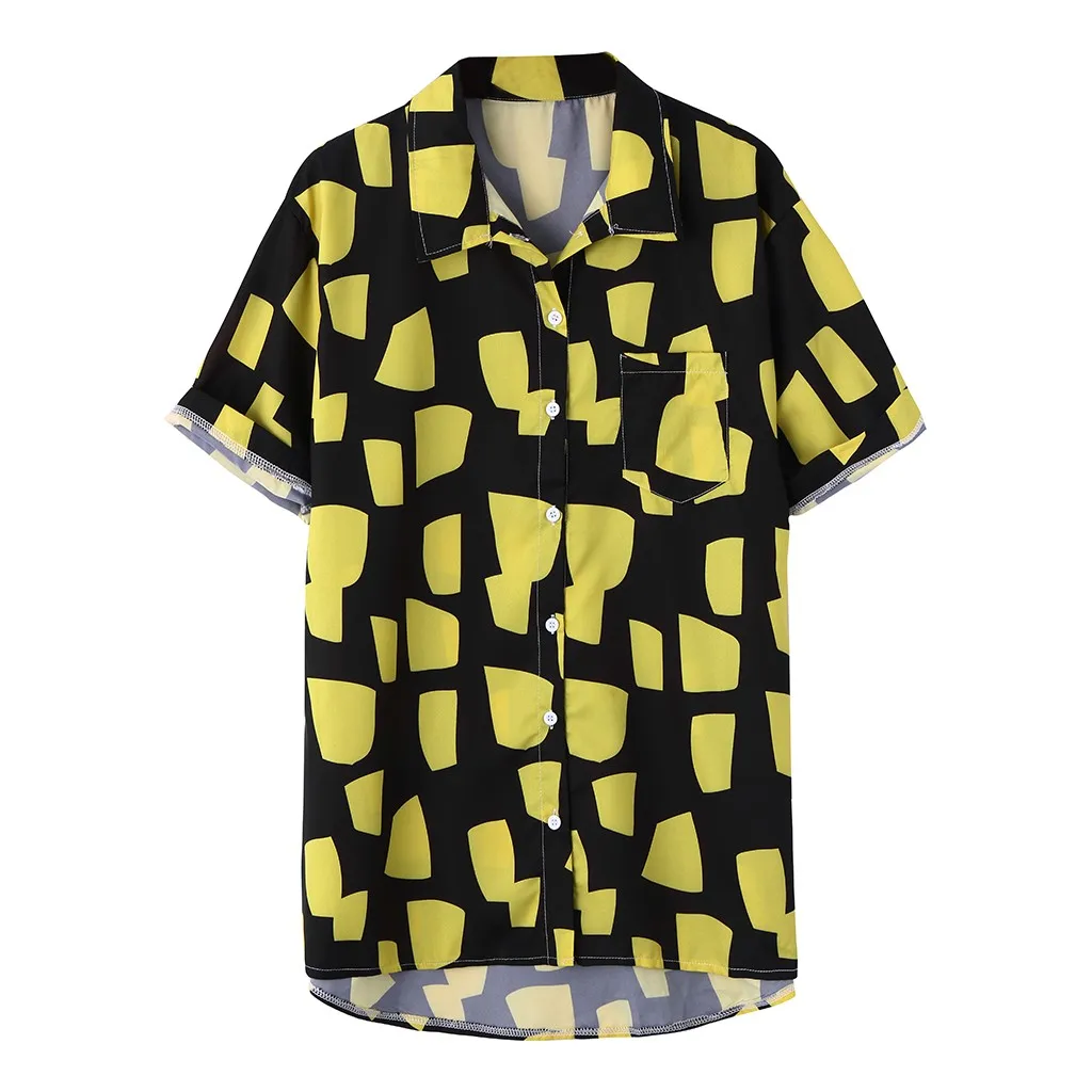 Camisa Masculina Mens Ethnic Printed Stand Collar Stripe Short Sleeve Loose Turn-down Yellow Shirt Tops 19July18 P30
Camisa Masculina Mens Ethnic Printed Stand Collar Stripe Short Sleeve Loose Turn-down Yellow Shirt Tops 19July18 P30