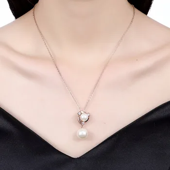 New Arrivals Women Necklace 925 Sterling Silver Fashion Jewelry Women Men Link Chain Rose Gold Flower Pendant Pearl Necklace
New Arrivals Women Necklace 925 Sterling Silver Fashion Jewelry Women Men Link Chain Rose Gold Flower Pendant Pearl Necklace