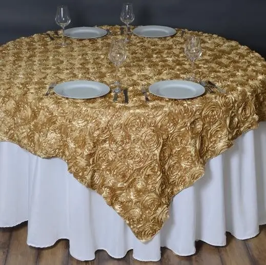 10PCS 3D Rose Flowers Round TableCloth For Wedding Hotel Banquet Table Cover Overlays tapetes nappe mariage Table cloth Gold
10PCS 3D Rose Flowers Round TableCloth For Wedding Hotel Banquet Table Cover Overlays tapetes nappe mariage Table cloth Gold