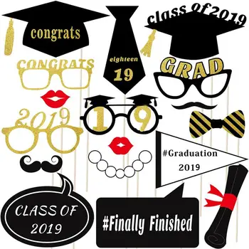 19 Pcs Party Props 2019 Graduation Party Decorative Party Supplies Party Favors Photo Booth Props for Graduation Memorable
19 Pcs Party Props 2019 Graduation Party Decorative Party Supplies Party Favors Photo Booth Props for Graduation Memorable