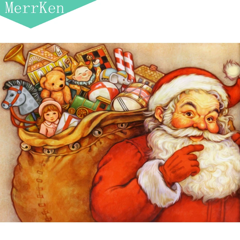 Merrken 5d Diy Santa Claus diamond painting cross stitch diamond embroidery diamond mosaic home decor 30x40cm
Merrken 5d Diy Santa Claus diamond painting cross stitch diamond embroidery diamond mosaic home decor 30x40cm