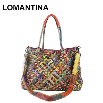 LOMANTINA Sheepskin Fashion Famous Brand Woven Shoulder Bags For Office Women Designer HandBag High Quality Purses And Handbags
LOMANTINA Sheepskin Fashion Famous Brand Woven Shoulder Bags For Office Women Designer HandBag High Quality Purses And Handbags