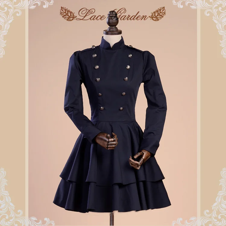 Vintage England style sweet lolita dress high collar double-breasted victorian dress kawaii girl gothic lolita op loli cosplay
Vintage England style sweet lolita dress high collar double-breasted victorian dress kawaii girl gothic lolita op loli cosplay