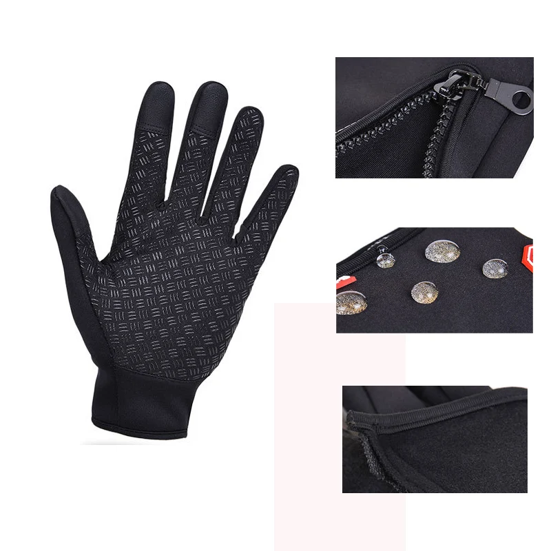 Outdoor waterproof gloves touch screen men and women windproof riding zipper sports winter warm fleece mountaineering ski gloves
Outdoor waterproof gloves touch screen men and women windproof riding zipper sports winter warm fleece mountaineering ski gloves