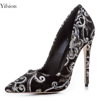 Olomm Women Embroidered Pumps Sexy Stiletto High Heel Pumps Fashion Pointed Toe Black Party Shoes Women Plus US Size 3-10.5
Olomm Women Embroidered Pumps Sexy Stiletto High Heel Pumps Fashion Pointed Toe Black Party Shoes Women Plus US Size 3-10.5