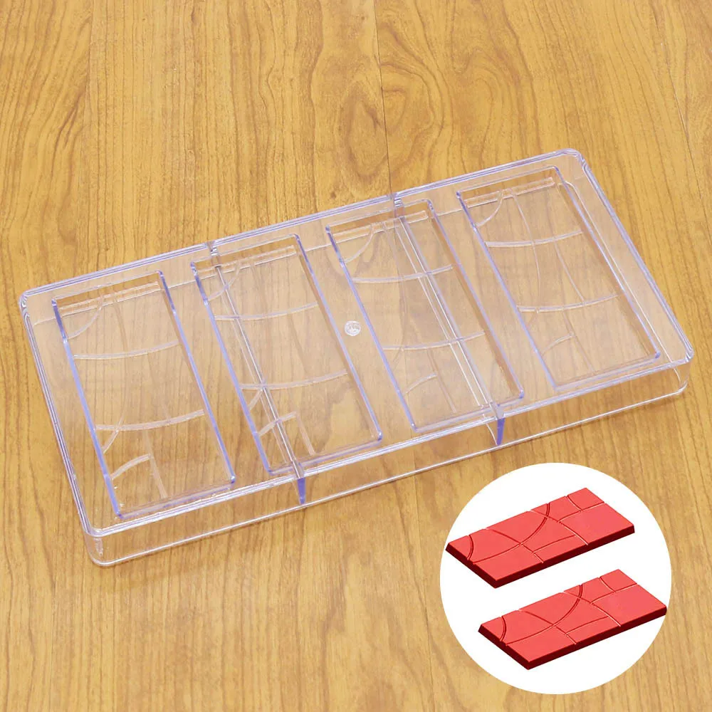 Polycarbonate Chocolate Bar Mold Fondant Shapes Candy Jelly Mould Plastic Baking Pastry Mould Kitchen Tool Bakeware
Polycarbonate Chocolate Bar Mold Fondant Shapes Candy Jelly Mould Plastic Baking Pastry Mould Kitchen Tool Bakeware