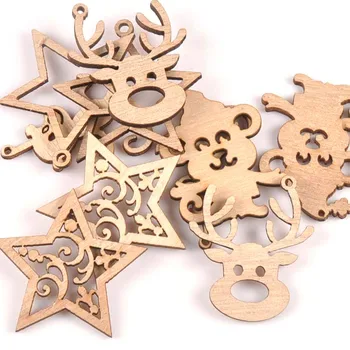 Natural Mix Christmas Reindeer/star/monkey Wooden Ornament For Home Decoration Wood Slices DIY Carft Arts Handicraft 10pcs m1853
Natural Mix Christmas Reindeer/star/monkey Wooden Ornament For Home Decoration Wood Slices DIY Carft Arts Handicraft 10pcs m1853