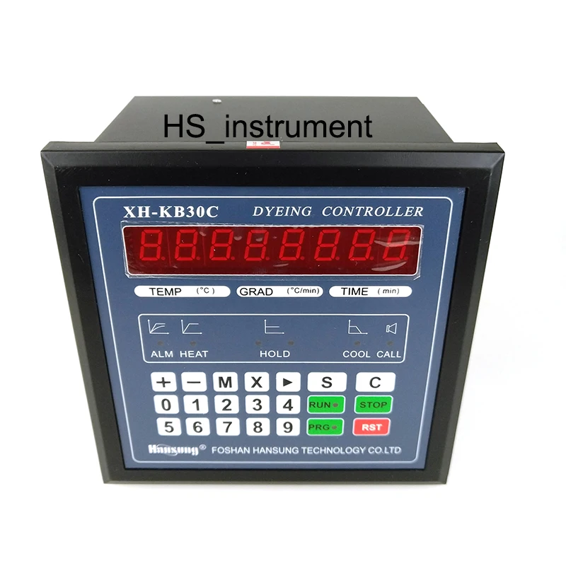 Dyeing machine computer temperature controller low temperature dye cylinder cup printing and dyeing temperature control XH KB30C
Dyeing machine computer temperature controller low temperature dye cylinder cup printing and dyeing temperature control XH KB30C