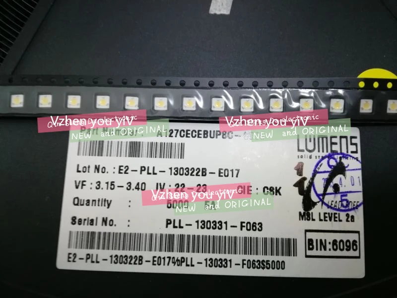 100pcs NEW and ORIGINAL LED Backlight 1W 3V 3535 3537 Cool white LCD Backlight for TV TV Application A127CECEBUP8
100pcs NEW and ORIGINAL LED Backlight 1W 3V 3535 3537 Cool white LCD Backlight for TV TV Application A127CECEBUP8