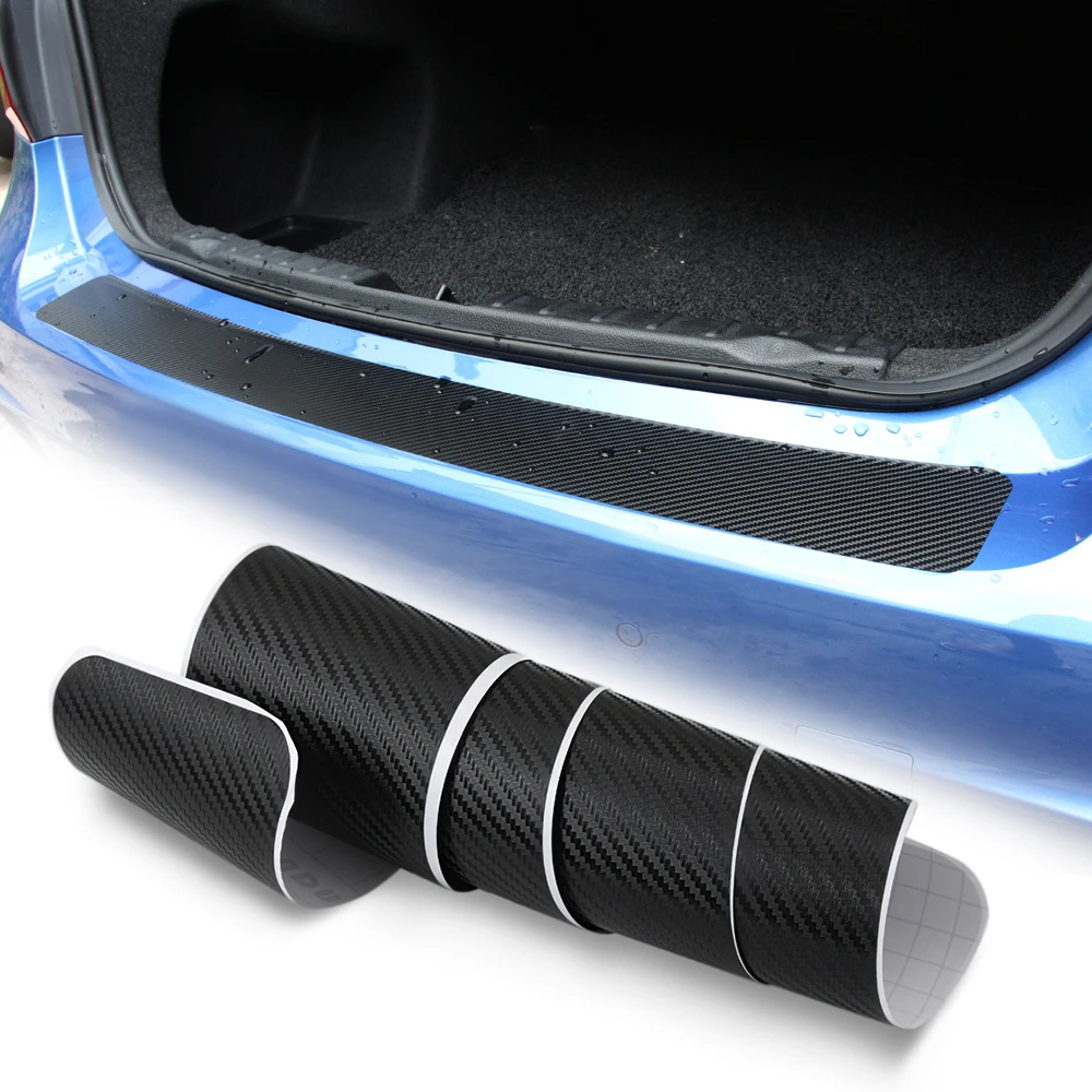 Universal Trunk Rear Guard Plate Sticker Car Rear Bumper Trim Anti-Kicked Scratch Protection Sticker Strip 3D Carbon Fiber Film
Universal Trunk Rear Guard Plate Sticker Car Rear Bumper Trim Anti-Kicked Scratch Protection Sticker Strip 3D Carbon Fiber Film