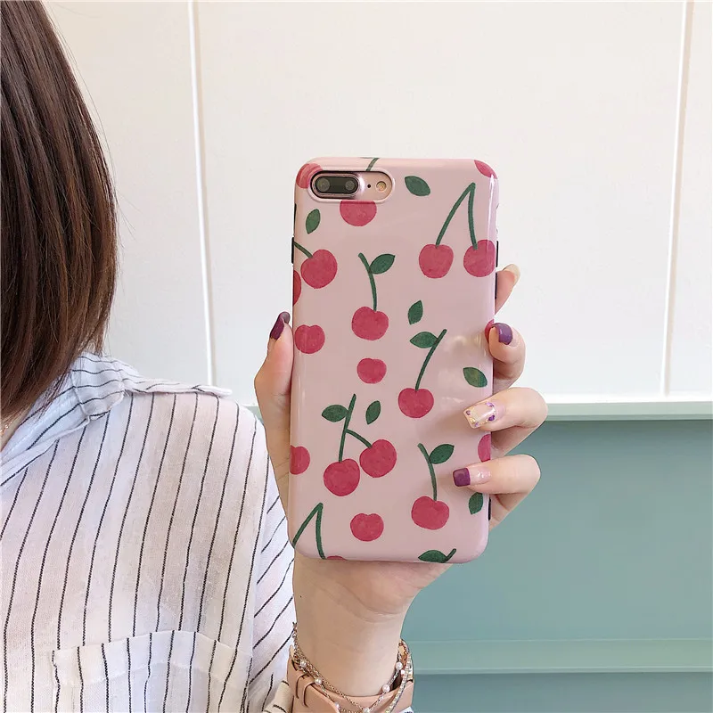 Cartton Cherry Painting Phone Case For iphone XS Max XR X Case For iphone 6 6s 7 8 plus Cover Fashion Glossy Soft Silicone Cases
Cartton Cherry Painting Phone Case For iphone XS Max XR X Case For iphone 6 6s 7 8 plus Cover Fashion Glossy Soft Silicone Cases