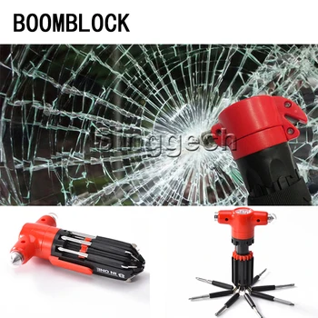 BOOMBLOCK Car Safety Hammer Multifunction Repair Tools 8 in 1 For VW Polo Golf 4 5 Passat Hyundai Tucson Solaris Ix35 Mitsubishi
BOOMBLOCK Car Safety Hammer Multifunction Repair Tools 8 in 1 For VW Polo Golf 4 5 Passat Hyundai Tucson Solaris Ix35 Mitsubishi