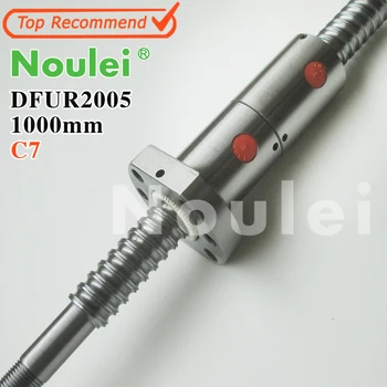 Noulei 2005 C7 1000mm ball screw 5mm lead with DFU2005 ballnut + end machined for CNC diy kit DFU set
Noulei 2005 C7 1000mm ball screw 5mm lead with DFU2005 ballnut + end machined for CNC diy kit DFU set