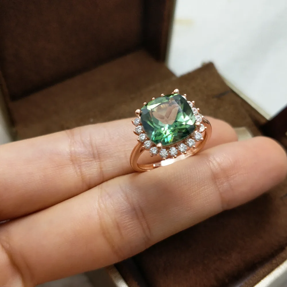 FLZB ,Natural Gemstone 4.6ct GreenTopaz Ring in 925 Sterling Silver Beautiful Jewelry For Women Fine Party Gift 2018 New Design
FLZB ,Natural Gemstone 4.6ct GreenTopaz Ring in 925 Sterling Silver Beautiful Jewelry For Women Fine Party Gift 2018 New Design