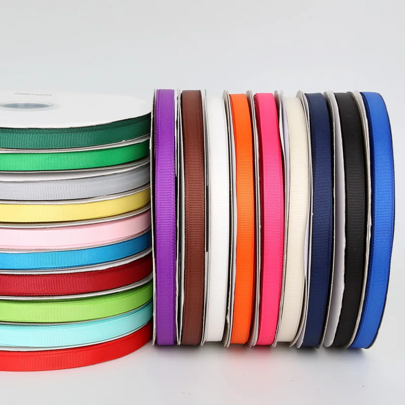 100Yards/lot 18 Colors 10MM Gift Packing Grosgrain Ribbon for Wedding Party Decoration DIY Handmade Crafts Garment Materials
100Yards/lot 18 Colors 10MM Gift Packing Grosgrain Ribbon for Wedding Party Decoration DIY Handmade Crafts Garment Materials