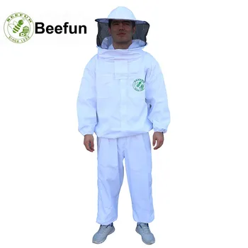 Beefun Protective Clothing Anti-bee Beekeeper Bee Suit Breathable Mesh Veil Smock White Jackets +Pants
Beefun Protective Clothing Anti-bee Beekeeper Bee Suit Breathable Mesh Veil Smock White Jackets +Pants