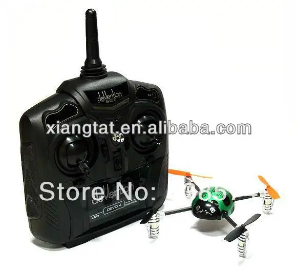 

Walkera QR Ladybird V2 Lite Version 3D RC Helicopter 3-Axis-Gyro with DEVO 4 Transmitter RTF 2.4GHz