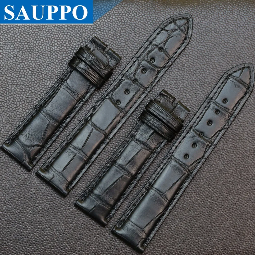 SAUPPO suitable for Rolex Alligator Skin Leather Watch Accessories Black Men Watch Strap 19mm with Pin Buckle
SAUPPO suitable for Rolex Alligator Skin Leather Watch Accessories Black Men Watch Strap 19mm with Pin Buckle
