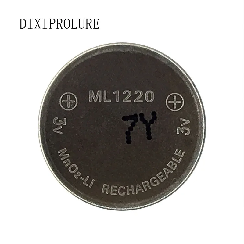 Фото 1 шт./лот 3 В литий-ионная батарея ml1220 1220 аккумуляторная для монет | Электроника