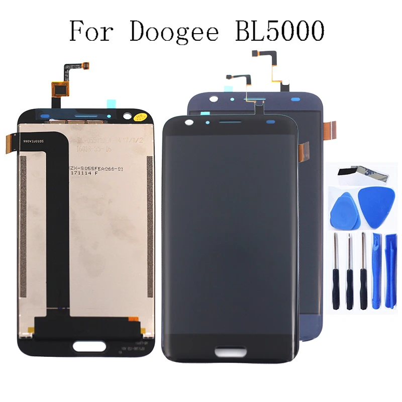 For Doogee BL5000 5.5" LCD + Touch Digitizer for DOOGEE bl5000 lcd repair parts replacement free shipping + tools
For Doogee BL5000 5.5" LCD + Touch Digitizer for DOOGEE bl5000 lcd repair parts replacement free shipping + tools