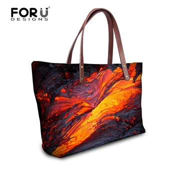 FORUDESIGNS Large-capacity Women Handbags Volcano Printed Ladies Top Handle Shoulder Bag Female Shopping Carry on Crossbody Bags
FORUDESIGNS Large-capacity Women Handbags Volcano Printed Ladies Top Handle Shoulder Bag Female Shopping Carry on Crossbody Bags