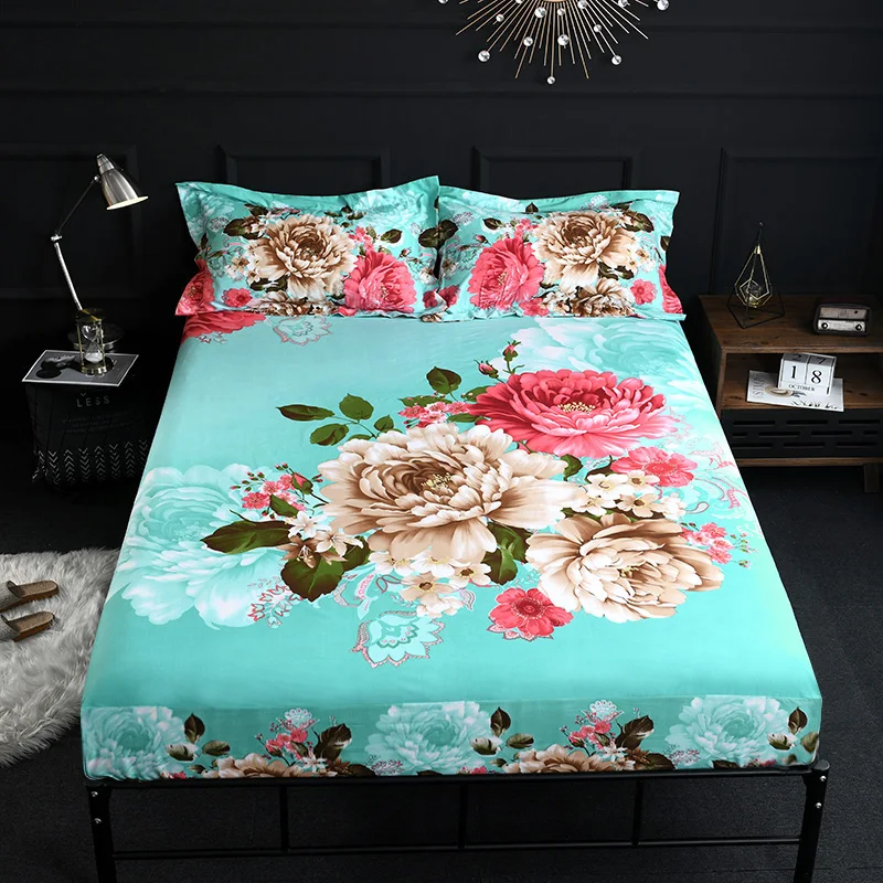100%Cotton Thick Oriental Floral Vibrant Fitted sheet Bed sheet 100% Soft Breathable Cotton Mattress cover Twin Queen size 3Pcs
100%Cotton Thick Oriental Floral Vibrant Fitted sheet Bed sheet 100% Soft Breathable Cotton Mattress cover Twin Queen size 3Pcs