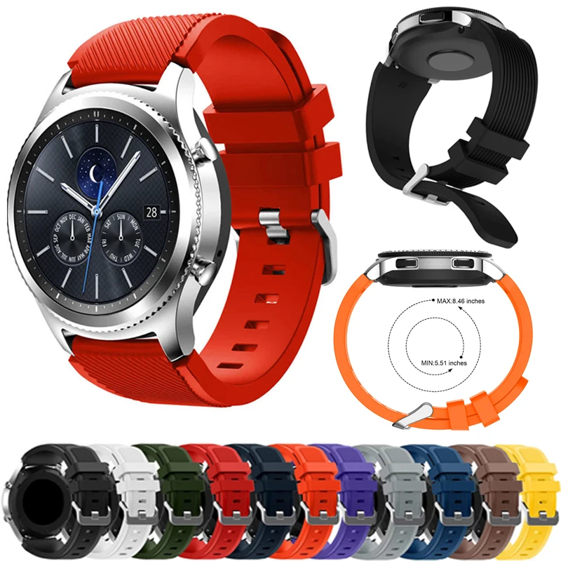 Gear S3 Frontier ремешок для часов Galaxy Watch 46 мм Gear S3 Frontier силиконовый сменный ремешок для часов 18 цветов аксессуары для часов
Gear S3 Frontier ремешок для часов Galaxy Watch 46 мм Gear S3 Frontier силиконовый сменный ремешок для часов 18 цветов аксессуары для часов
