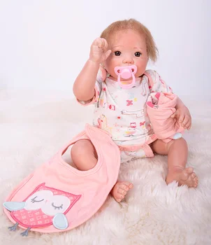 Boneca Reborn 20" Soft Silicone Vinyl Dolls Silicone 50cm Reborn Baby Doll menina handmade toddler Bebe kids birthday gift
Boneca Reborn 20" Soft Silicone Vinyl Dolls Silicone 50cm Reborn Baby Doll menina handmade toddler Bebe kids birthday gift