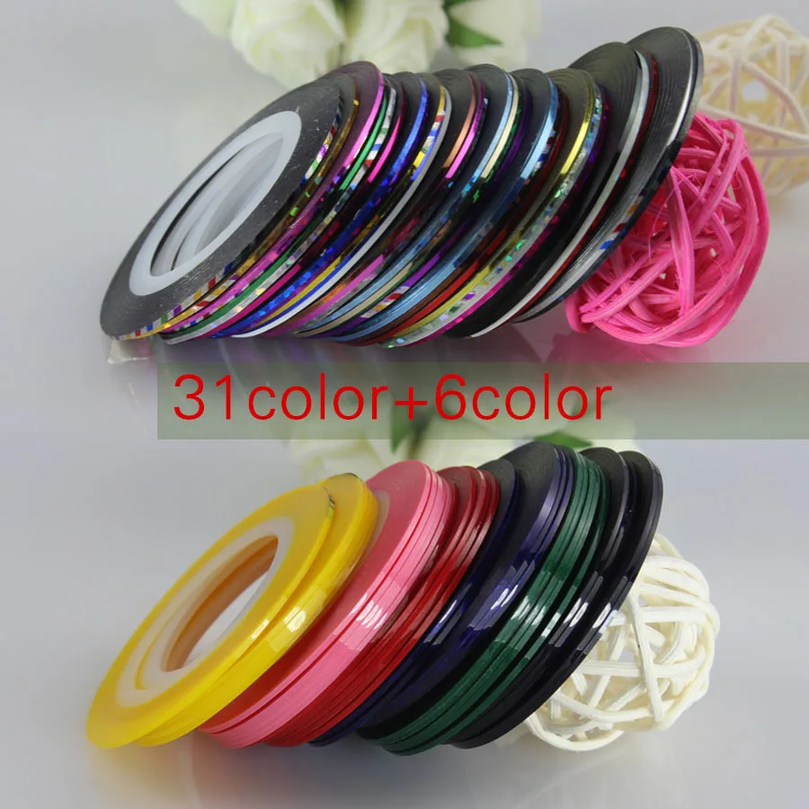 Mixed Color 3D Nail Art Stickers Manicure Decal Rolls Striping Tape Decorated Line Nails Tips Decorations Tools JH014
Mixed Color 3D Nail Art Stickers Manicure Decal Rolls Striping Tape Decorated Line Nails Tips Decorations Tools JH014