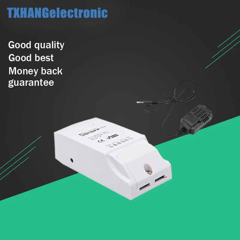Sonoff TH16 DIY 16A 3500W WiFi Smart Switch Temperature Humidity Sensor Smart Home Remote controller
Sonoff TH16 DIY 16A 3500W WiFi Smart Switch Temperature Humidity Sensor Smart Home Remote controller