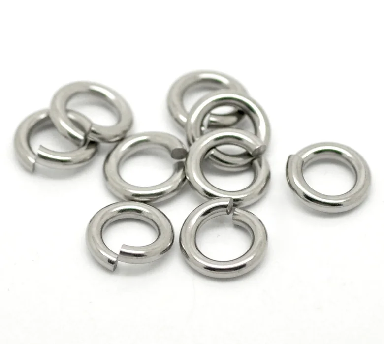 LASPERAL 100PCs Stainless Steel Open Jump Rings 10mm(3/8") Findings For Jewelry Making DIY Hand Made Craft Bright Silver Tone 
LASPERAL 100PCs Stainless Steel Open Jump Rings 10mm(3/8") Findings For Jewelry Making DIY Hand Made Craft Bright Silver Tone