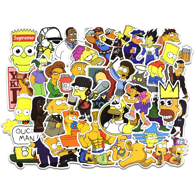 100PCS Fashion Travel Box Simpson Waterproof Doodle Cartoon Car Sticker Child Sticker Toy
100PCS Fashion Travel Box Simpson Waterproof Doodle Cartoon Car Sticker Child Sticker Toy