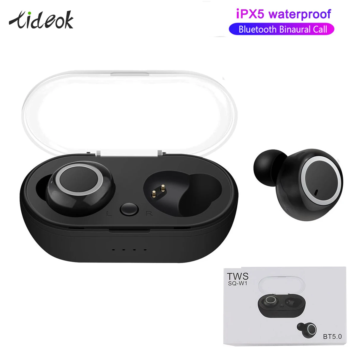 Wireless Bluetooth5.0 Headset With Charging Box Microphone In-Ear Sports Earbuds 3D Stereo Portable Earphone Game Bass
Wireless Bluetooth5.0 Headset With Charging Box Microphone In-Ear Sports Earbuds 3D Stereo Portable Earphone Game Bass